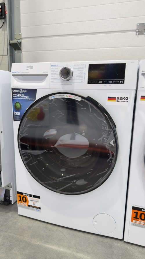 Beko 8 kg BM3WFU4841A + BM3T38230FH – Set mașină de spălat și uscător, Clasa A + D, SteamTherapy, ProSmart Inverter, import Germania 🇩🇪