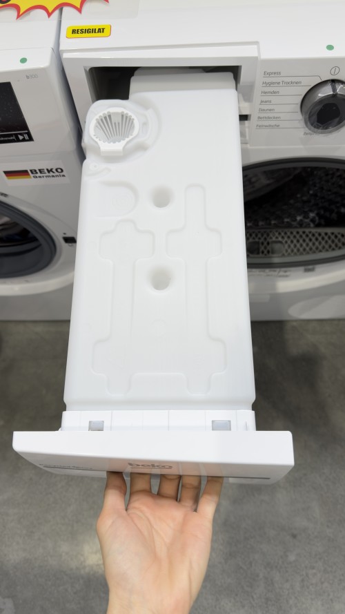 Beko 8 kg BM3WFU4841A + BM3T38230FH – Set mașină de spălat și uscător, Clasa A + D, SteamTherapy, ProSmart Inverter, import Germania 🇩🇪