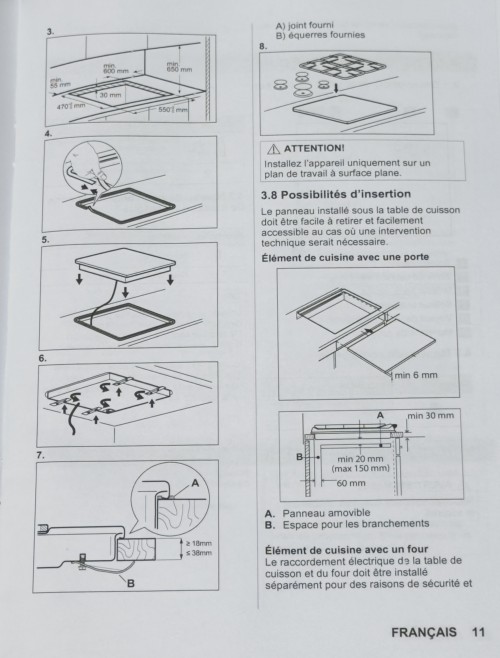 Electrolux 60cm, LGM628210B – Plită mixtă 60 cm, 3 arzătoare gaz + 1 plită electrică, Made in Italy 🇮🇹 import Franța 🇫🇷