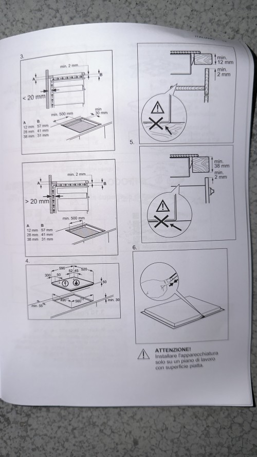 AEG 60 cm, CN071436DH – Plită mixtă 2 zone inducție + 2 arzătoare gaz Vertical Flame, StepPower, Bridge, import Franța 🇫🇷