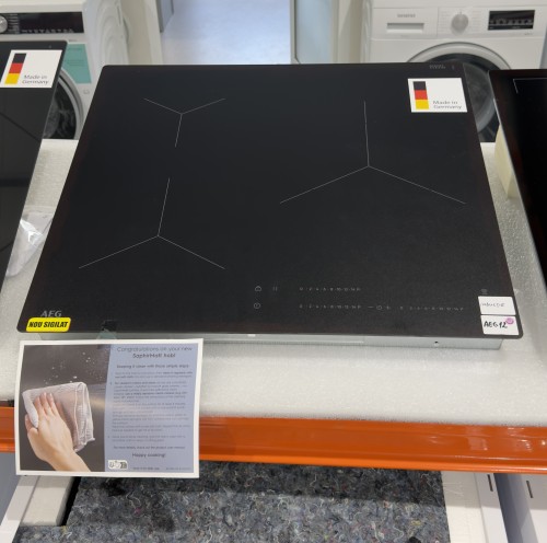 AEG 60 cm, T063IP00IT – Plită cu inducție 3 zone, SaphirMatt®, PowerBoost, Hob²Hood, fabricată în Germania 🇩🇪 import Franța 🇫🇷