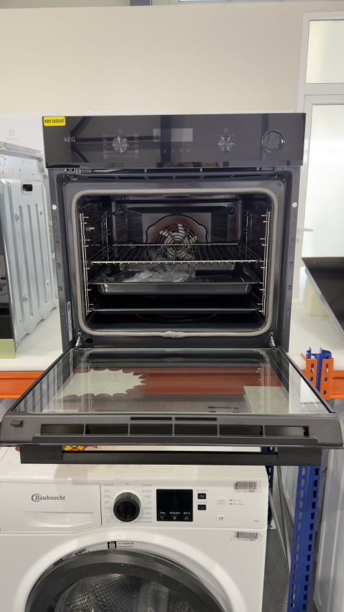AEG 72 L, NBR6P511SB – Cuptor încorporabil Clasa A++, SteamCrisp, Piroliză, Wi-Fi, SenseCook, import Franța 🇫🇷