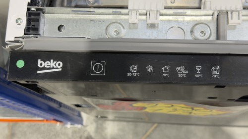 Beko 15 seturi, BDIN36541P 7657491677 – Mașină de spălat vase complet încorporabilă Clasa C, PowerIntense, SensorAdapt, SelfDry, import Germania 🇩🇪