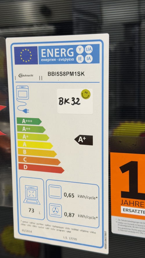Beko 72 L, BBIS17300BCS – Cuptor electric încorporabil Clasa A, SteamAdd, AeroPerfect, 12 funcții, șină telescopică, import Germania 🇩🇪