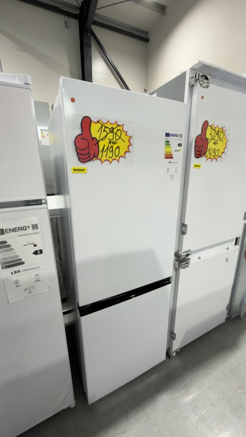 Hanseatic 175 L, HKGK14349BW – Combină frigorifică Clasa B, 35 dB, 49,5 cm, import Germania 🇩🇪