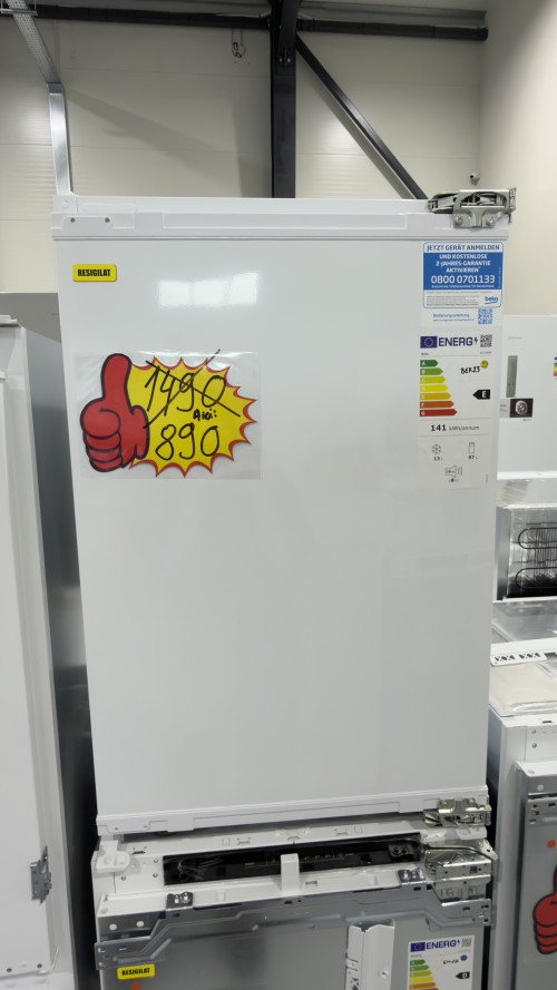 Beko 110 L, B1754FN – Frigider încorporabil cu congelator 4★, Clasa E, MinFrost, import Germania 🇩🇪