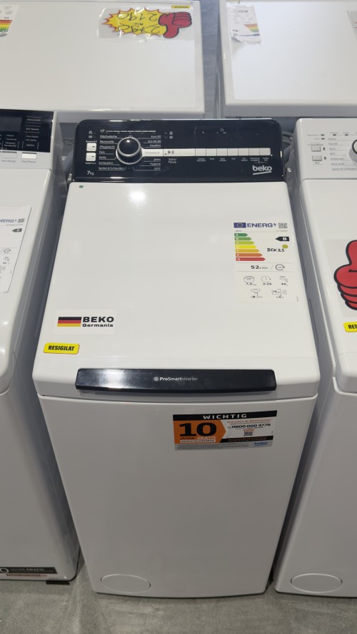 Beko 7 KG, BTL7BE8BBT – Mașină de spălat rufe verticala Clasa B, 1200 rpm, ProSmart Inverter, import Germania 🇩🇪