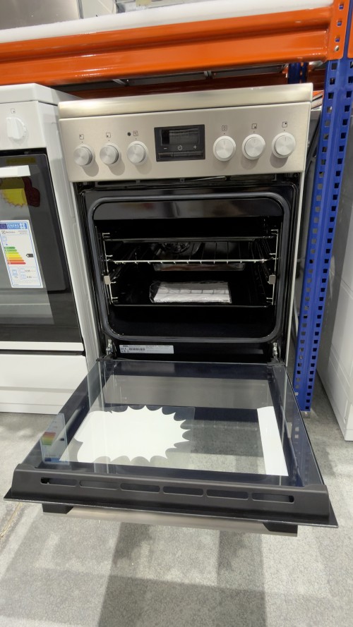 AEG 57L, CCB54490BM (943 005 681) – Aragaz electric cu plită vitroceramică Clasa A, Heißluft, MultiLevel Cooking, import Germania 🇩🇪