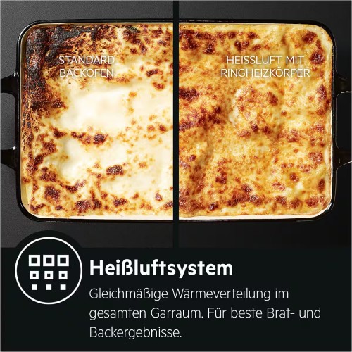 AEG 57L, CCB54490BM (943 005 681) – Aragaz electric cu plită vitroceramică Clasa A, Heißluft, MultiLevel Cooking, import Germania 🇩🇪