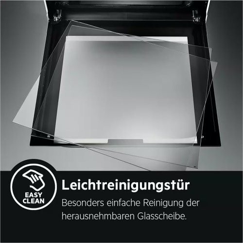AEG 57L, CCB54490BM (943 005 681) – Aragaz electric cu plită vitroceramică Clasa A, Heißluft, MultiLevel Cooking, import Germania 🇩🇪