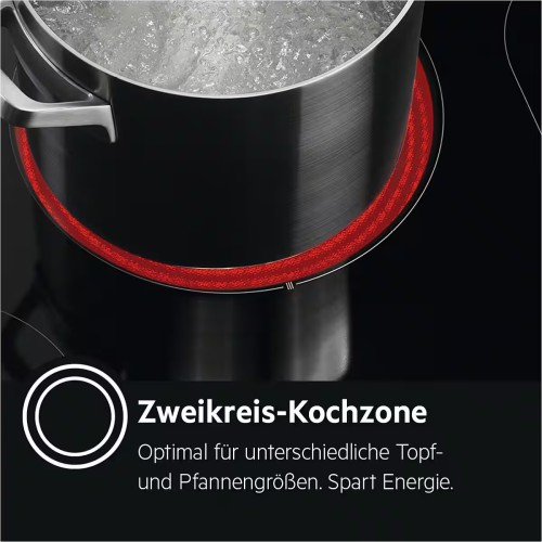 AEG 57L, CCB54490BM (943 005 681) – Aragaz electric cu plită vitroceramică Clasa A, Heißluft, MultiLevel Cooking, import Germania 🇩🇪