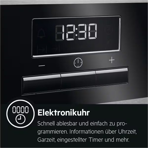 AEG 57L, CCB54490BM (943 005 681) – Aragaz electric cu plită vitroceramică Clasa A, Heißluft, MultiLevel Cooking, import Germania 🇩🇪