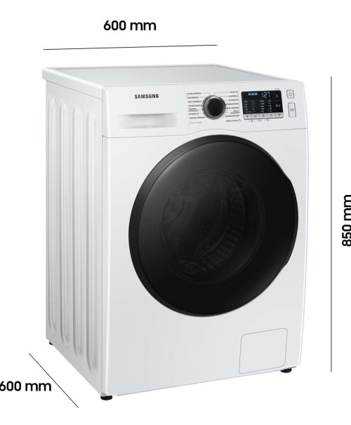 Samsung 8/5 KG, WD81TA049BE – Mașină de spălat rufe cu uscător Clasa C/E, Ecobubble™, Air Wash, import Germania 🇩🇪