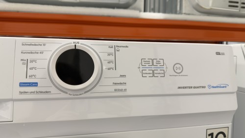 Midea 10 KG, MF10EW100B – Mașină de spălat rufe Clasa A, 1400 rpm, Inverter Quattro, Steam Care, import Germania 🇩🇪