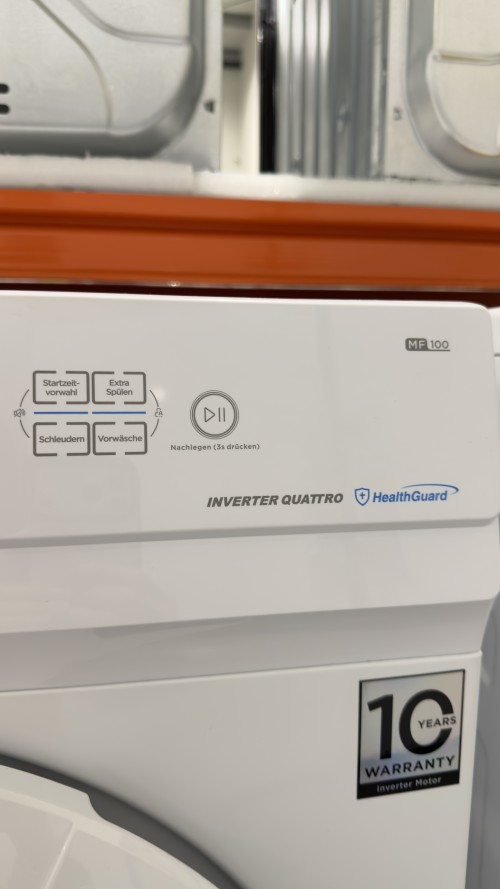 Midea 10 KG, MF10EW100B – Mașină de spălat rufe Clasa A, 1400 rpm, Inverter Quattro, Steam Care, import Germania 🇩🇪
