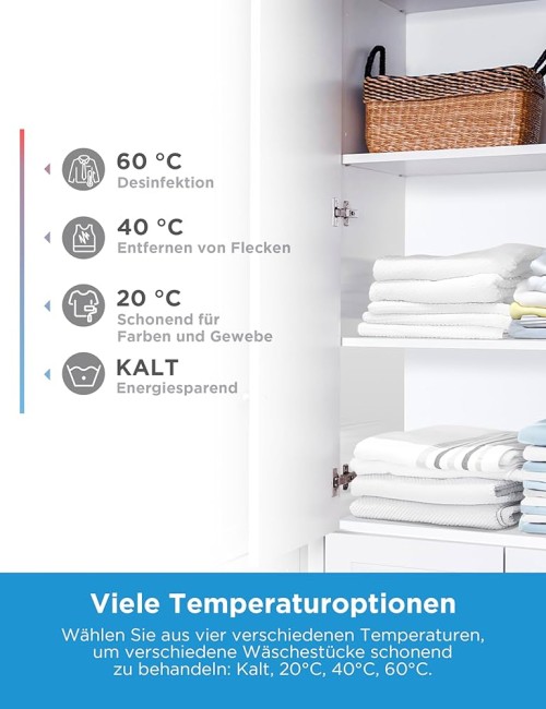 Midea 10 KG, MF10EW100B – Mașină de spălat rufe Clasa A, 1400 rpm, Inverter Quattro, Steam Care, import Germania 🇩🇪