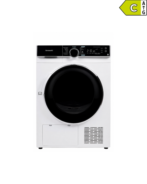 Set Hanseatic 8 kg, HWMK814A1 + HWTK8A3GT – Mașină de spălat Clasa A + Uscător cu pompă de căldură, clasa C, import Germania 🇩🇪