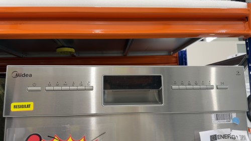Midea 14 Seturi, MDWEU1435XSS-W WiFi, Clasa E – Mașină de spălat vase semi-încorporabilă, inox, import Germania 🇩🇪
