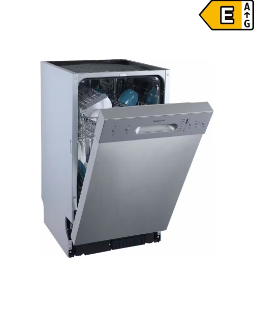 Hanseatic 9 Seturi, HGU4582E97736BI Clasa E – Mașină de spălat vase semi-încorporabilă, inox, import Germania 🇩🇪