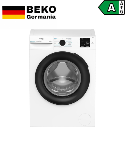 Beko 7 KG BM3WFU3741X – Mașină de spălat rufe Clasa A, 1400 rpm, SteamCure, import Germania 🇩🇪