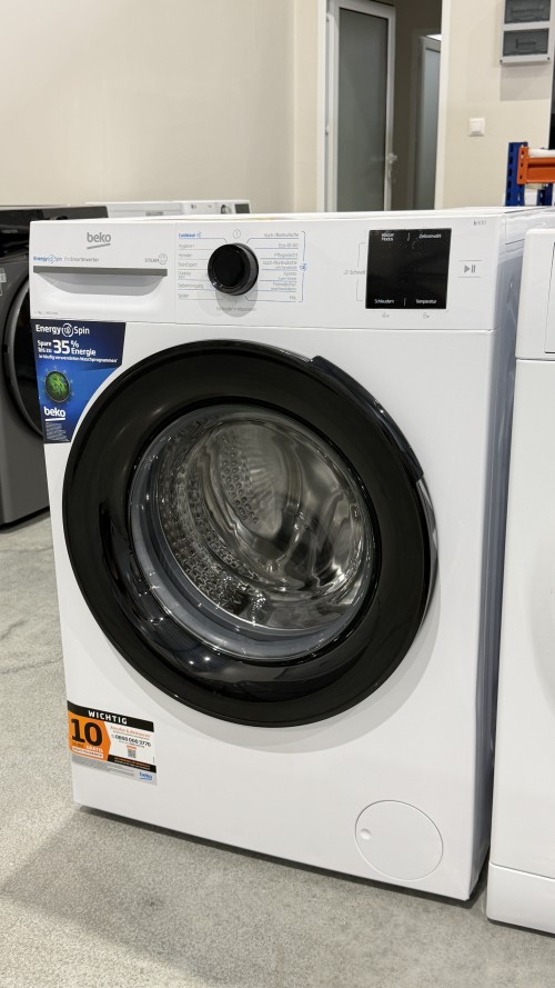 Beko 7 KG BM3WFU3741X – Mașină de spălat rufe Clasa A, 1400 rpm, SteamCure, import Germania 🇩🇪