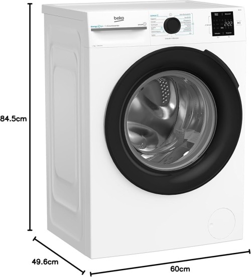 Beko 7 KG BM3WFU3741X – Mașină de spălat rufe Clasa A, 1400 rpm, SteamCure, import Germania 🇩🇪
