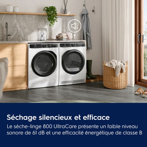 Electrolux 9 KG, EW8HI79R7BC – Uscător de rufe cu pompă de căldură, WiFi, 3D Sense, Clasa B, import Franța 🇫🇷