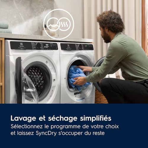 Electrolux 9 KG, EW8HI79R7BC – Uscător de rufe cu pompă de căldură, WiFi, 3D Sense, Clasa B, import Franța 🇫🇷