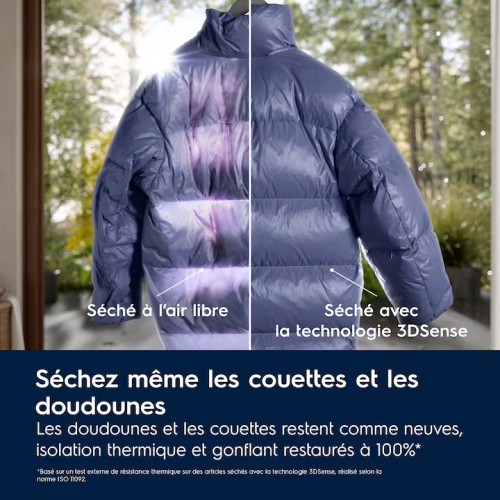 Electrolux 9 KG, EW8HI79R7BC – Uscător de rufe cu pompă de căldură, WiFi, 3D Sense, Clasa B, import Franța 🇫🇷