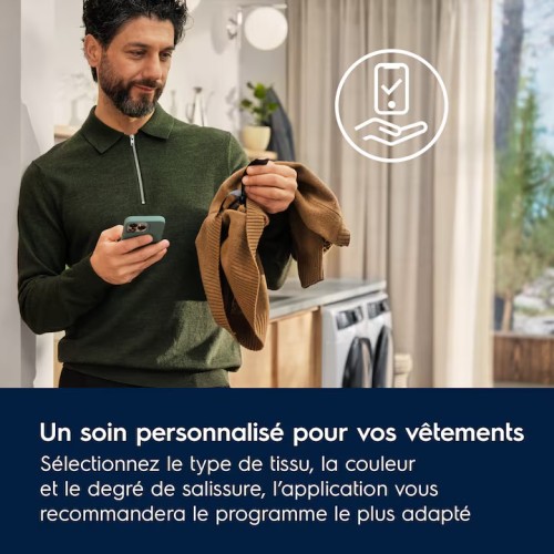 Electrolux 9 KG, EW8HI79R7BC – Uscător de rufe cu pompă de căldură, WiFi, 3D Sense, Clasa B, import Franța 🇫🇷