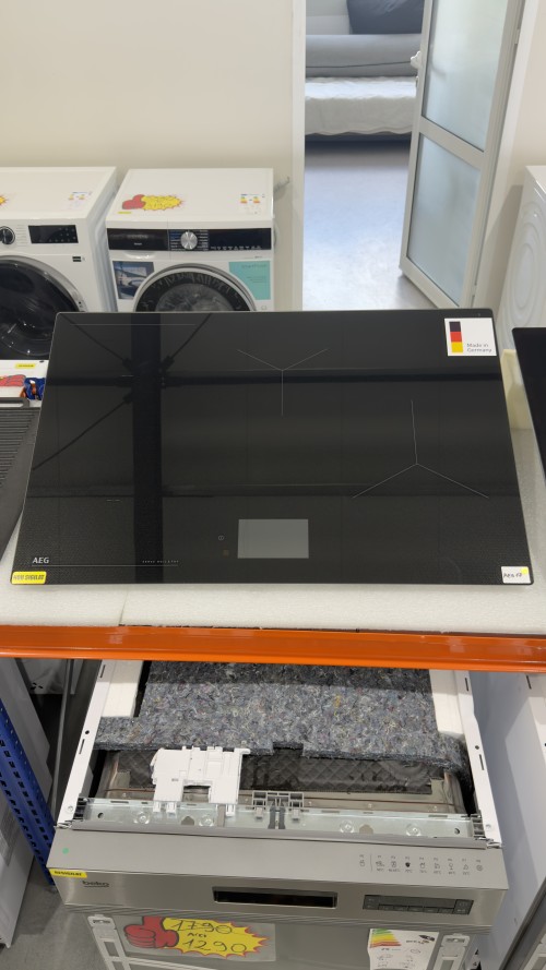 AEG 80 cm, NIG84B30IB – Plită cu inducție SenseBoil®, SenseFry®, Bridge, Hob²Hood®, import Franța 🇫🇷