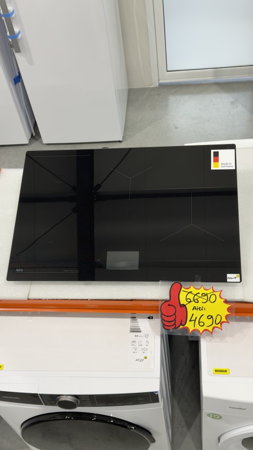 AEG 80 cm, NIG84B30IB – Plită cu inducție SenseBoil®, SenseFry®, Bridge, Hob²Hood®, import Franța 🇫🇷