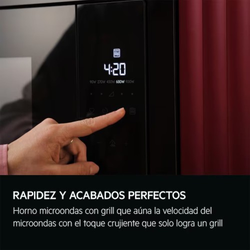 AEG 20 L, NMS5G20EB – Cuptor cu microunde încorporabil cu Grill, 800 W, negru, import Franța 🇫🇷