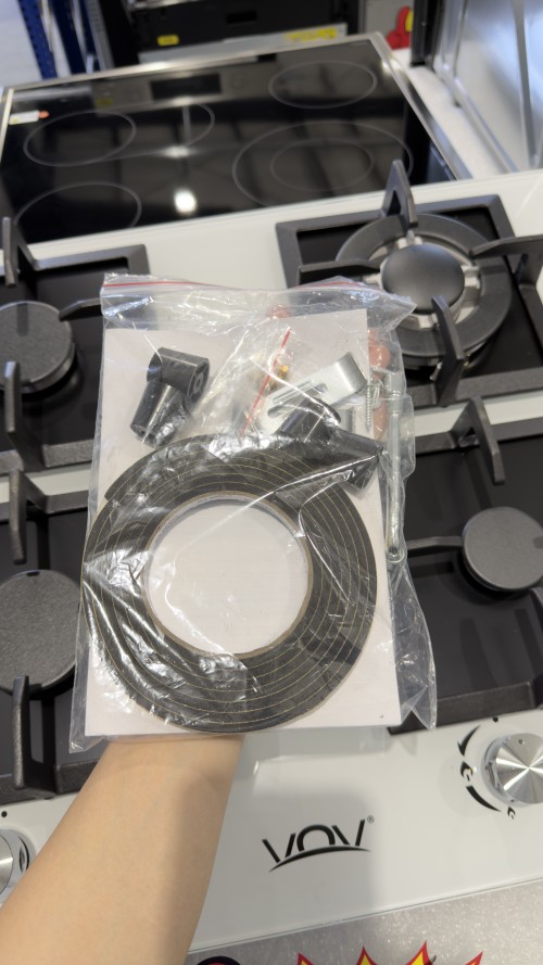 VOV 60 cm, VGH60-4006GLW – Plită pe gaz 4 arzătoare, sticla albă , WOK 3.3 kW, import Slovacia 🇸🇰