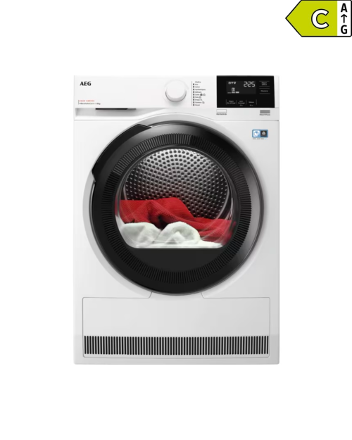 AEG 8 KG, TR81A3G6BOE – Uscător rufe cu pompă de căldură Clasa C, AbsoluteCare, MixDry, import Franța 🇫🇷