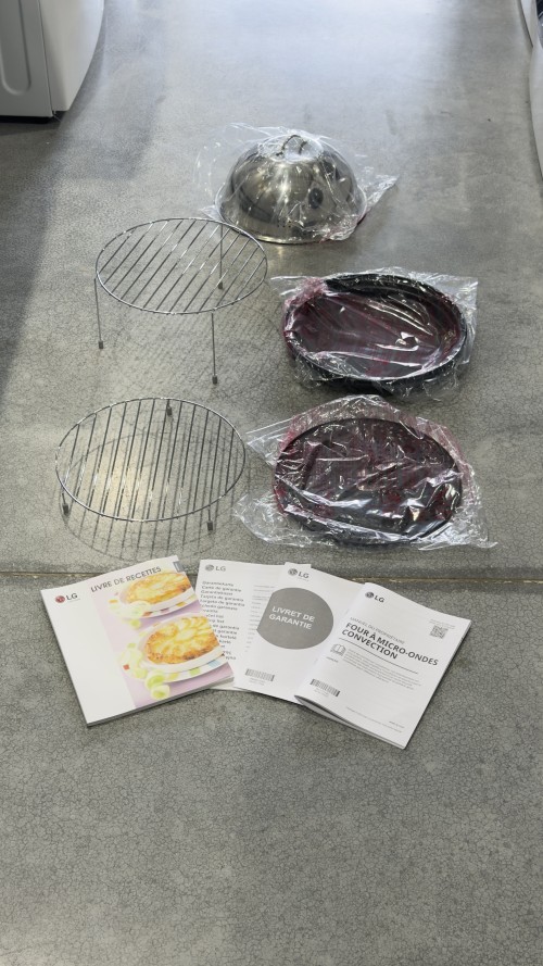 LG 39L, MJ3965ACS – Cuptor cu microunde independent cu Convecție, Grill, Air Fry și Steam Chef, Smart Inverter, import Franța 🇫🇷