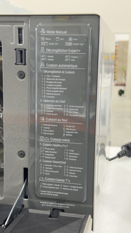 LG 39L, MJ3965ACS – Cuptor cu microunde independent cu Convecție, Grill, Air Fry și Steam Chef, Smart Inverter, import Franța 🇫🇷