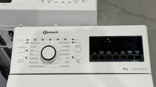 Bauknecht 6 kg, WMT Eco Star 626 A – Mașină de spălat rufe verticală Top Loading Clasa A, Inverter Motor, FreshFinish, import Germania 🇩🇪