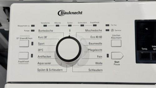 Bauknecht 6 kg, WMT Eco Star 626 A – Mașină de spălat rufe verticală Top Loading Clasa A, Inverter Motor, FreshFinish, import Germania 🇩🇪