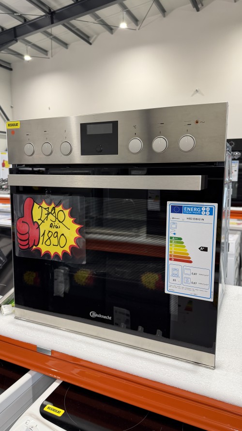 Set Bauknecht HIS3 EI8V2 IN + BU 1760C FT – Cuptor încorporabil 65L + Plită cu inducție Flexi Duo 7,2 kW, Clasa A+, import Germania 🇩🇪