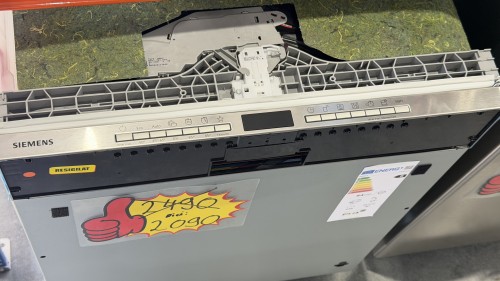 Siemens 13 seturi, SX63EX04TE – Mașină de spălat vase încorporabilă XXL Clasa B, Home Connect, import Germania 🇩🇪