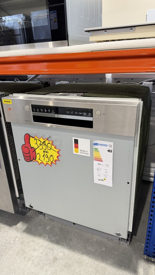 Bosch 14 seturi, SMU4ECS32E – Mașină de spălat vase semiîncorporabilă Clasa A, Home Connect, import Germania 🇩🇪