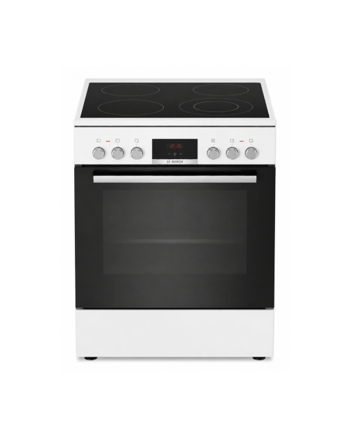 Bosch 66L, HKR39C220 – Aragaz electric cu plită vitroceramică Clasa A, 3D HotAir, EcoClean, import Germania 🇩🇪