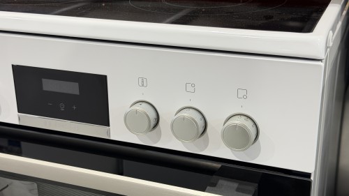 Bosch 66L, HKR39C220 – Aragaz electric cu plită vitroceramică Clasa A, 3D HotAir, EcoClean, import Germania 🇩🇪