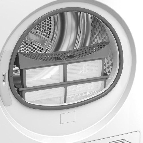 Beko 8 KG, B5T4824IF – Uscător de rufe cu pompă de căldură Clasa C, IronFinish, Steam, import Germania 🇩🇪