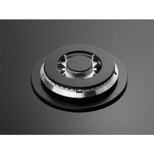 Electrolux 60 cm, GPE363RBK (949 640 394) – Plită încorporabilă pe gaz 4 arzătoare, arzător Wok 4 kW, grătare din fontă