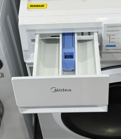Midea 9 kg, MF10EW90B – Mașină de spălat rufe Clasa A, Inverter Quattro, Steam Care, import Germania 🇩🇪