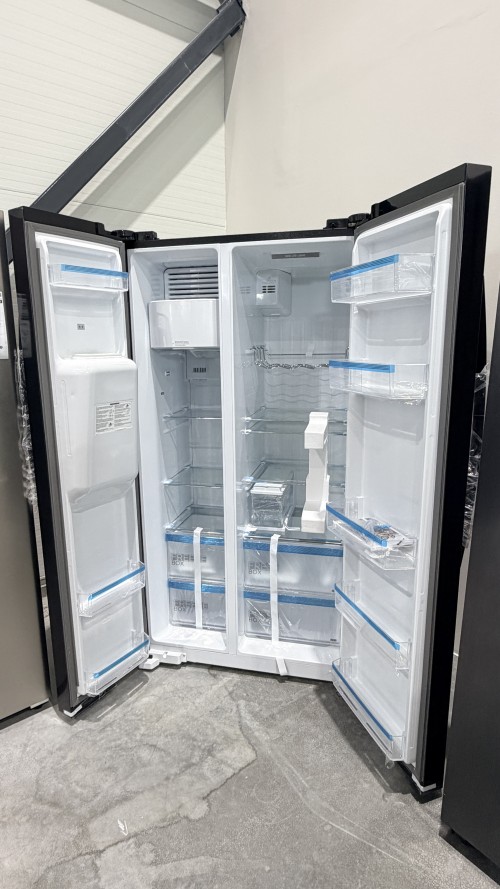 Midea 520L, KS-DDX 6.32 WT – Side by Side Clasa D, No Frost, dozator apă și gheață fără racord la rețea , import Germania 🇩🇪
