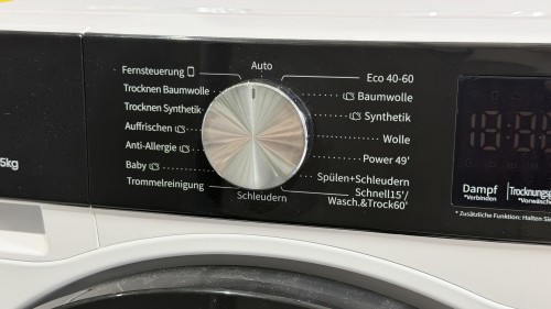 Hisense 8/5 kg, WD3S8043BW3 – Mașină de spălat rufe cu uscător Clasa A/D, Steam, Wi-Fi ConnectLife, import Germania 🇩🇪