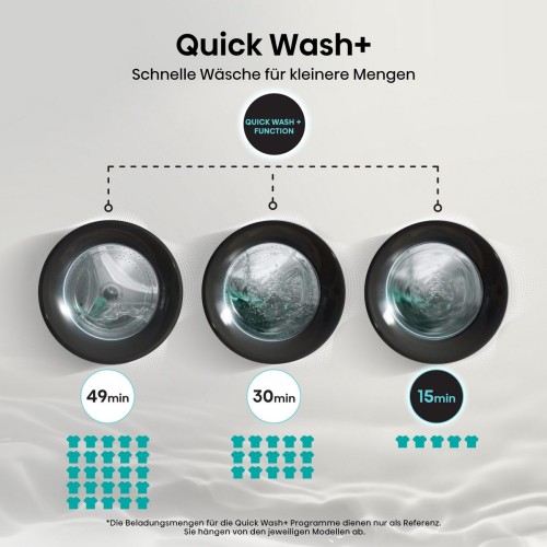Hisense 8/5 kg, WD3S8043BW3 – Mașină de spălat rufe cu uscător Clasa A/D, Steam, Wi-Fi ConnectLife, import Germania 🇩🇪